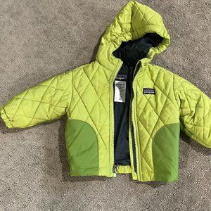 Patagonia Baby Winter Puffer Jacket Green Size 6M